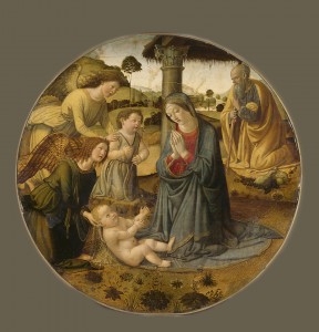 De aanbidding van het kind, Cosimo Rosselli